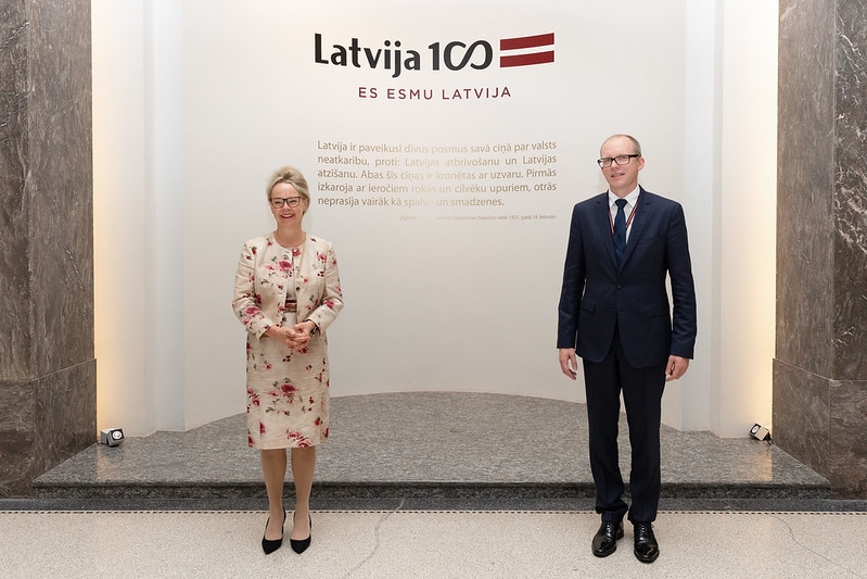 State Secretary Andris Pelšs receives an accreditation visit from the new Swedish Ambassador 