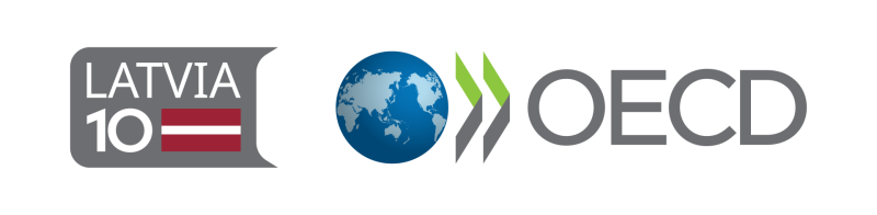 Latvia OECD 10 logo