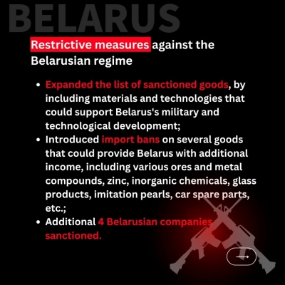 The 21st package of EU sanctions against Russia - part 12
