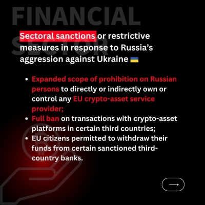 The 21st package of EU sanctions against Russia - part 6