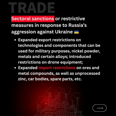 The 21st package of EU sanctions against Russia - part 7