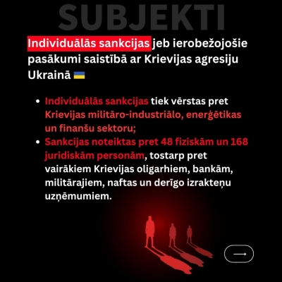 ES sankciju 21. kārta pret Krieviju - 10. daļa