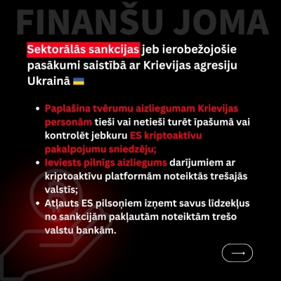 ES sankciju 21. kārta pret Krieviju - 6. daļa