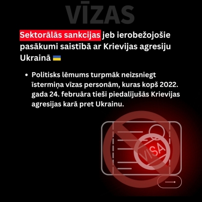 ES sankciju 21. kārta pret Krieviju - 9. daļa
