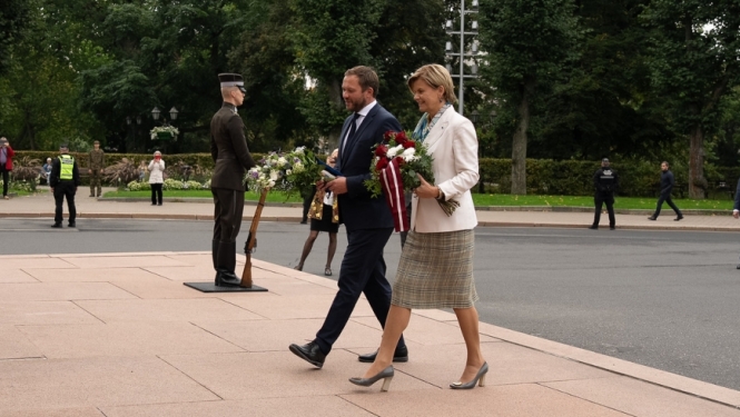 Marguss Cahkna un Baiba Braže