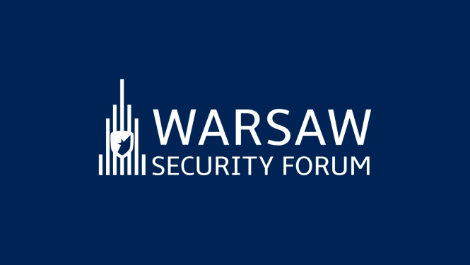 Varšavas drošības foruma logotips