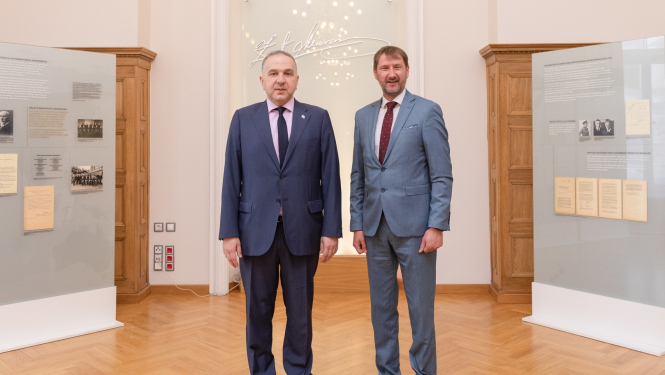 Valsts sekretāra vietnieks Andžejs Viļumsons pieņem jauno Gruzijas vēstnieku