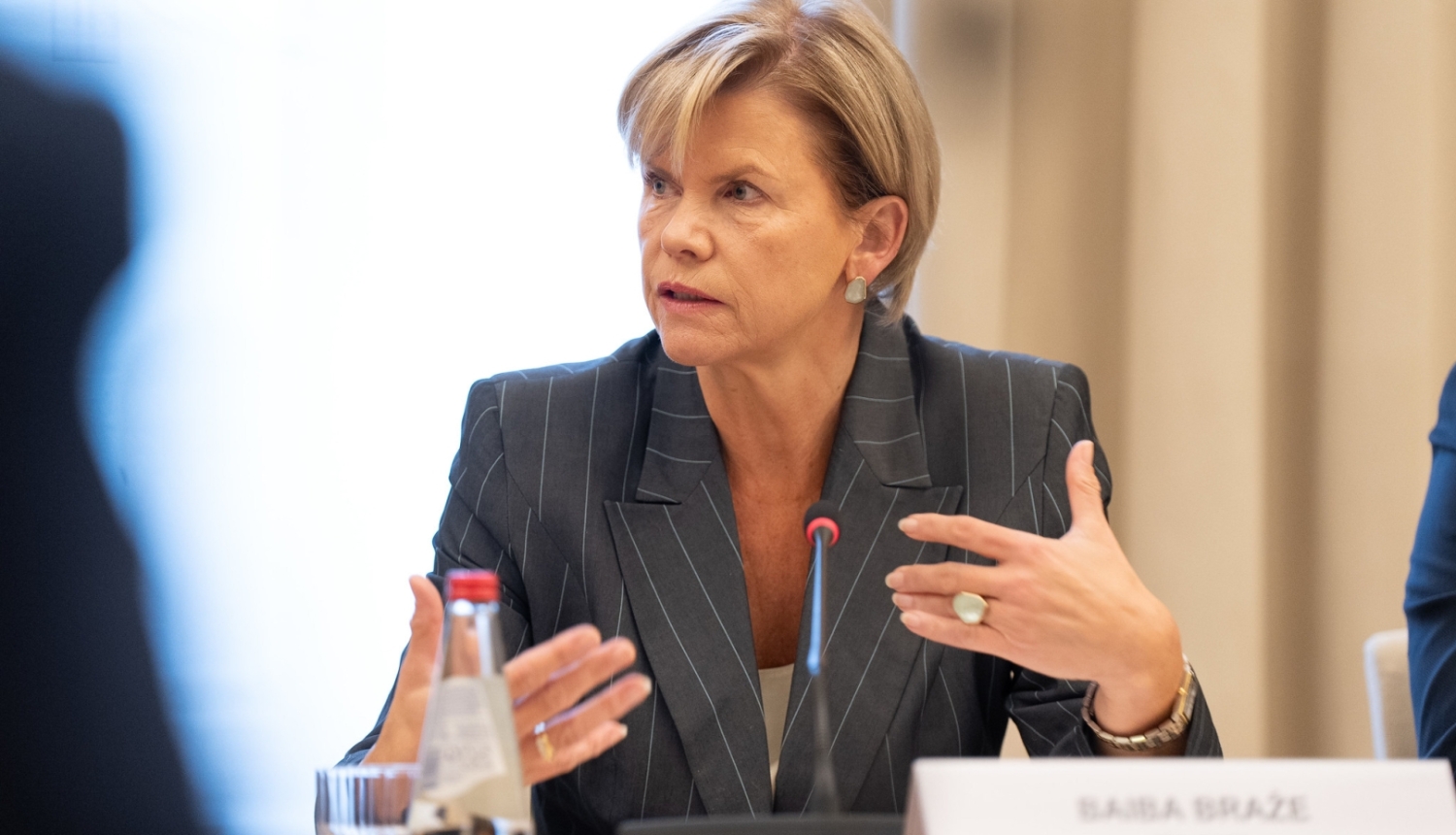 Baiba Braže Pax Silica diskusijā