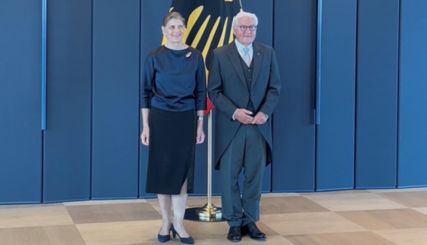 Ilze Rūse and Frank-Walter Steinmeier