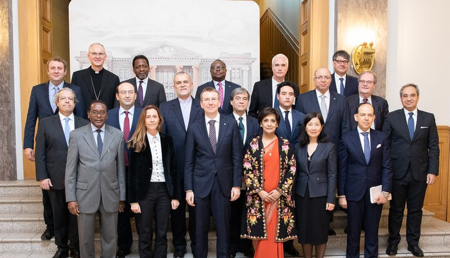 Latvian Foreign Minister meets with non-resident Ambassadors to Latvia