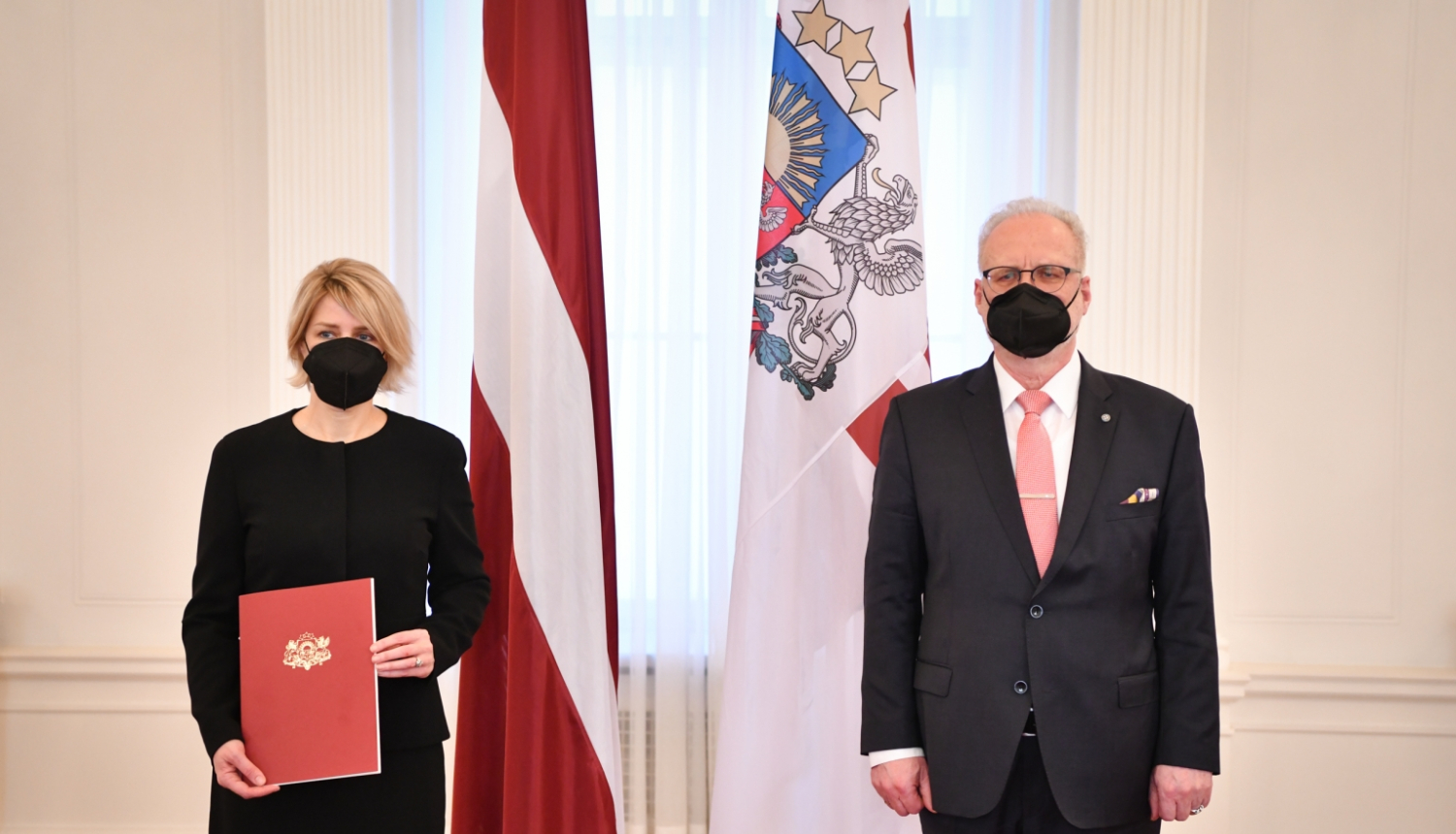 Valsts prezidents Egils Levits pasniedza akreditācijas vēstuli Latvijas Republikas ārkārtējai un pilnvarotajai vēstniecei Grieķijas Republikā Ievai Briedei