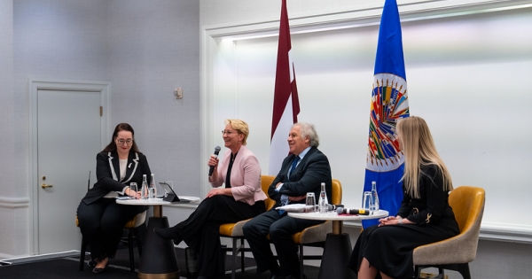 The Embassy of Latvia and the Organization of American States host a high-level panel discussion on women’s role in technology