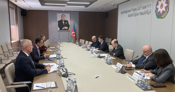 A Latvia-Azerbaijan Strategic Dialogue meeting addresses bilateral cooperation, regional and international security