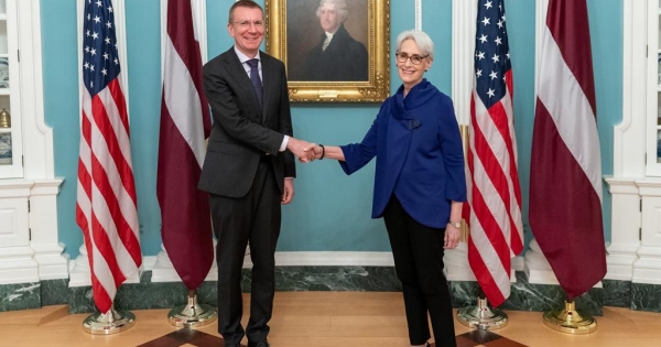 The Latvian Foreign Minister, on a visit to Washington, discusses preparations for Madrid Summit, strengthening NATO’s eastern flank and support for Ukraine