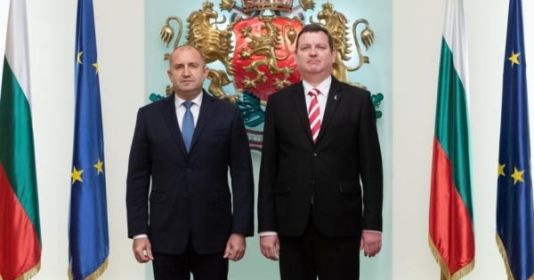 The new Ambassador of Latvia, Juris Poikāns, accredited to Bulgaria