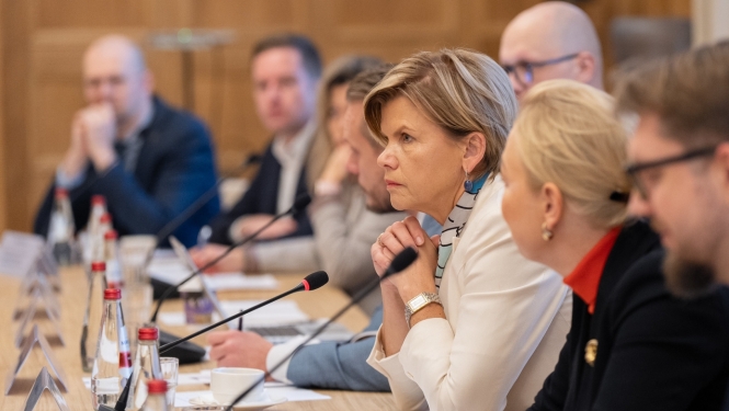 Baiba Braže Latvijas ārējā tēla politikas koordinācijas padomes sēdē