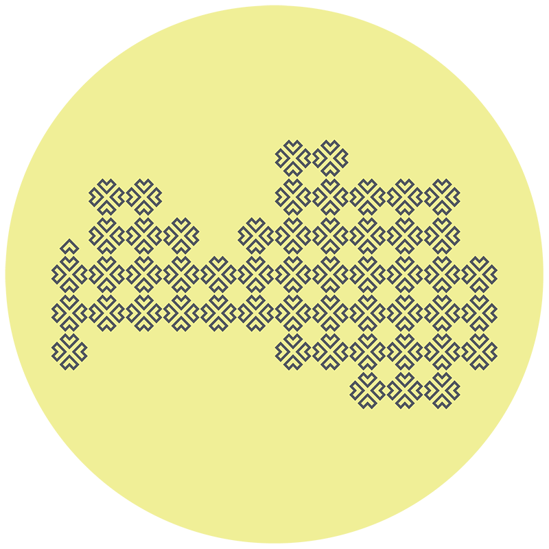 Contour of Latvia