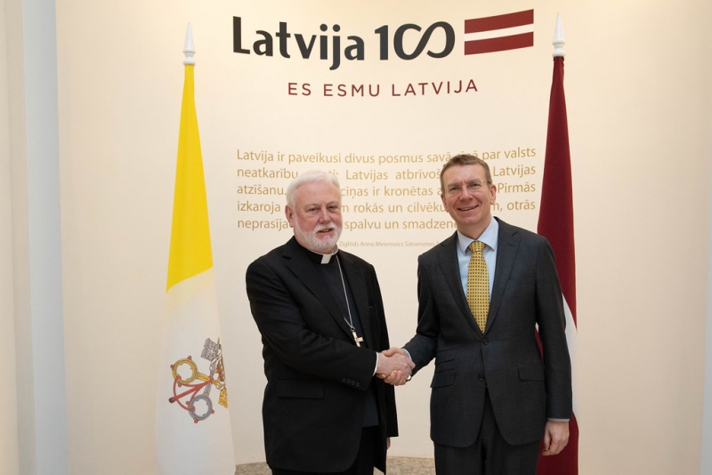 Latvian Foreign Minister: Latvia appreciates the Holy See’s steadfast and consistent policy, always supporting Latvia and not recognising its incorporation into the USSR during the occupation