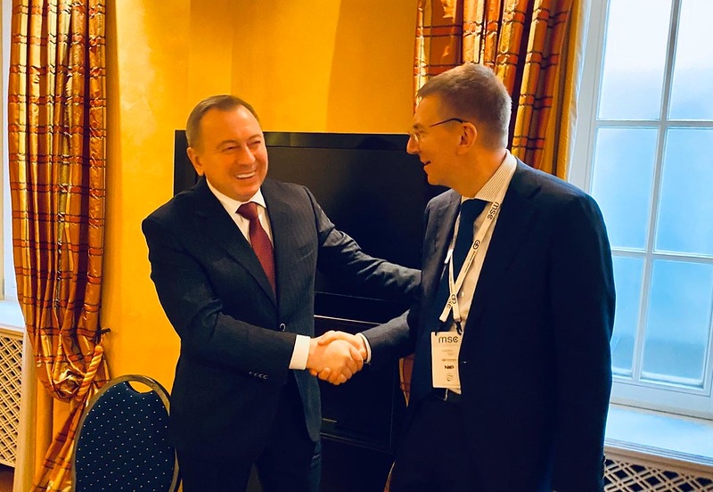 Edgars Rinkēvičs in Munich discusses bilateral relations with Foreign Ministers of Belarus, Canada, Kyrgyzstan, Georgia, Jordan, and the Saudi Arabia