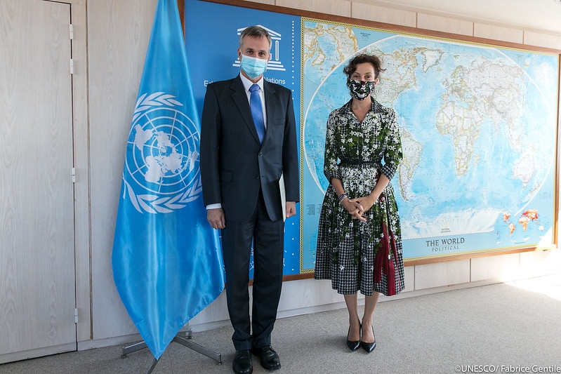 Ambassador Indulis Ābelis accredited to UNESCO