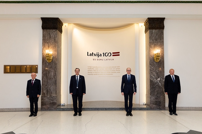 The State Secretary discusses the EU, security and foreign policy issues with his Baltic and German colleagues in Riga