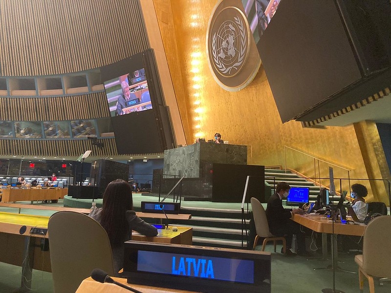 Latvia – an initiator of a resolution just adopted by the United Nations for fighting the spread of disinformation and misinformation