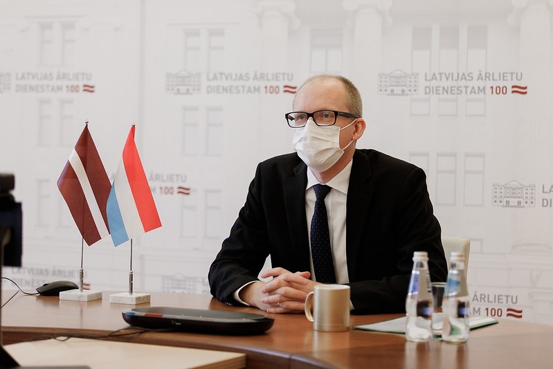 State Secretary Andris Pelšs meets the new Ambassador of Luxembourg to Latvia