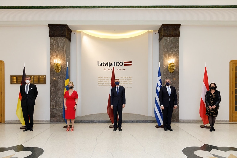 Latvian Foreign Minister meets Ambassadors recently accredited to Latvia