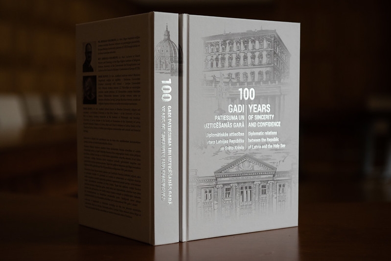 A publication on the centenary of diplomatic relations between Latvia and the Holy See to be launched in Rome