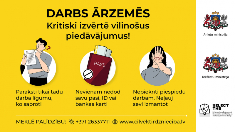 Informatīvā kampaņa “Neļauj sevi izmantot!”