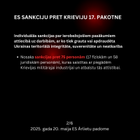 Sankciju 17. pakotnes infografika