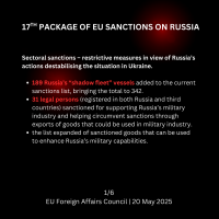 17th package of EU sanctions - infographic