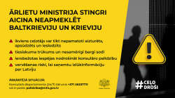 Ceļo droši infografika