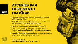 Ceļo droši infografika