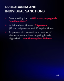 Sanctions, part 4