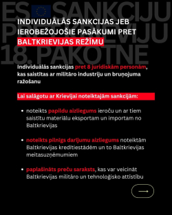 Sankciju 18. pakotnes infografika - 6. daļa