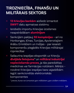 Infografika par sankcijām, 3. daļa