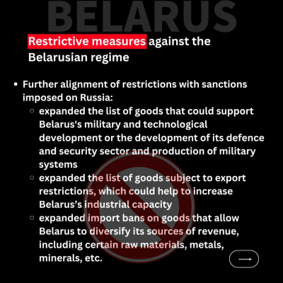 The 20th package of EU sanctions against Russia - part 9