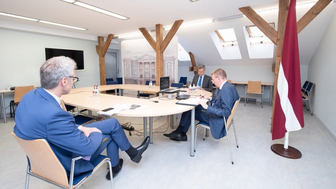 OECD ministru diskusijā Latvijas ārlietu ministrs uzsver Latvijas paveikto un starptautiskās sadarbības nozīmi  Covid-19 krīzes seku mazināšanai