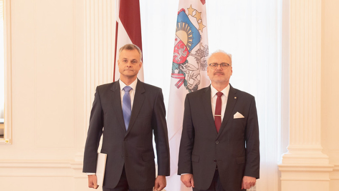 Akreditācijas vēstuli saņem Latvijas vēstnieks OECD un UNESCO Indulis Ābelis