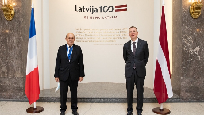 E.Rinkēvičs paraksta Latvijas-Francijas Stratēģiskās partnerības prioritātes un Rīcības plānu sadarbībai izglītībā un zinātnē