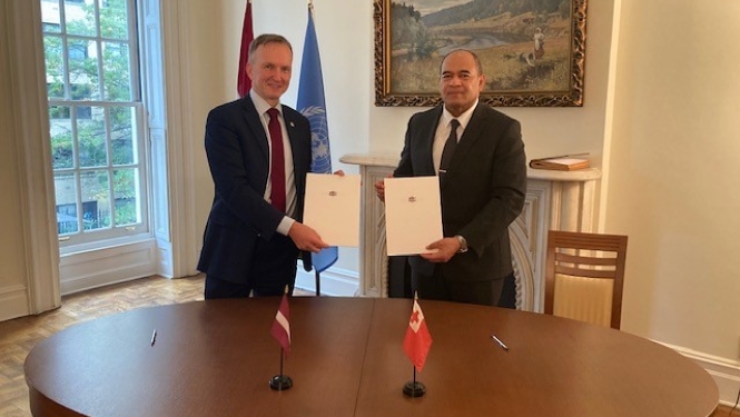 Latvija izveido diplomātiskās attiecības ar Tongas Karalisti