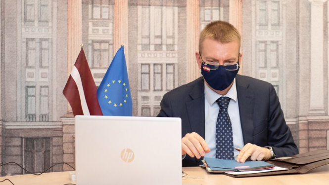 E.Rinkēvičs pauž atbalstu ierobežojošo pasākumu paplašināšanai pret Baltkrieviju