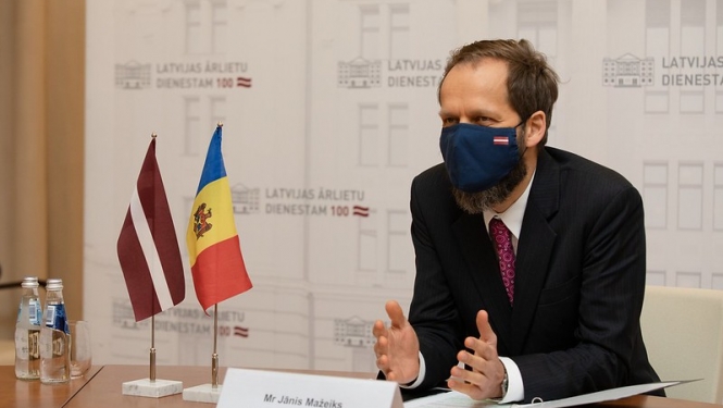 Latvija apliecina konsekvento atbalstu Moldovas eirointegrācijai