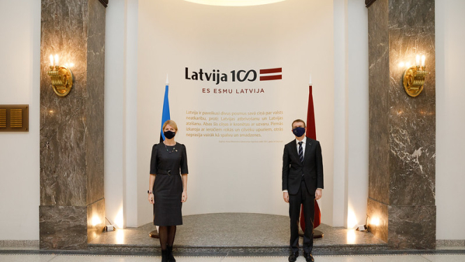 Latvijas un Igaunijas ārlietu ministri pārrunā reģionālo sadarbību un ārējo attiecību jautājumus