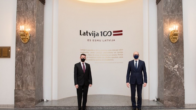 Valsts sekretārs Andris Pelšs tiekas ar Igaunijas Ārlietu ministrijas valsts sekretāru Jonatanu Vseviovu