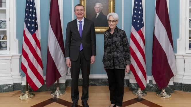 Deputy Secretary Sherman Meets With Latvian Foreign Minister Rinkēvičs