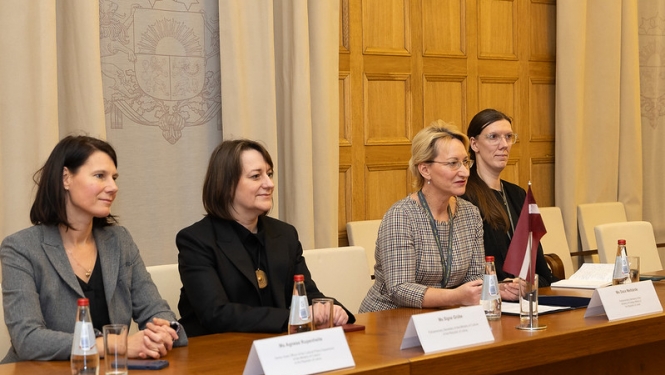 Parlamentārā sekretāre tiekas ar UNESCO Venēcijas biroju. 11.12..2024