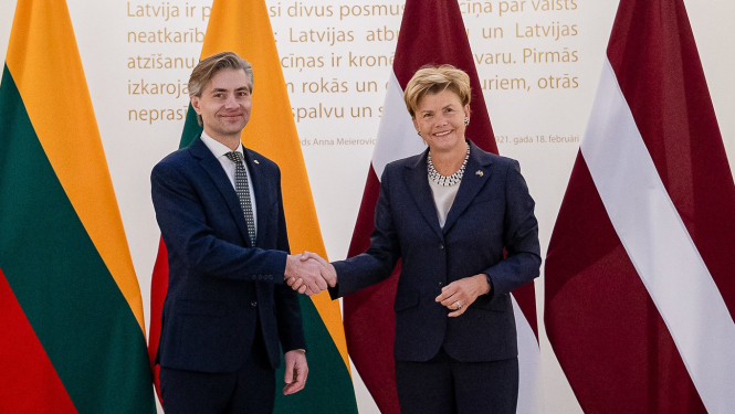 Baiba Braže and Kęstutis Budrys