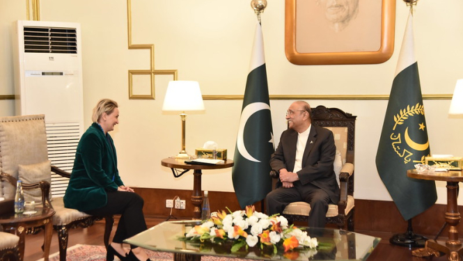 Dana Goldfinča akreditējas Pakistānā. 20.05.2025